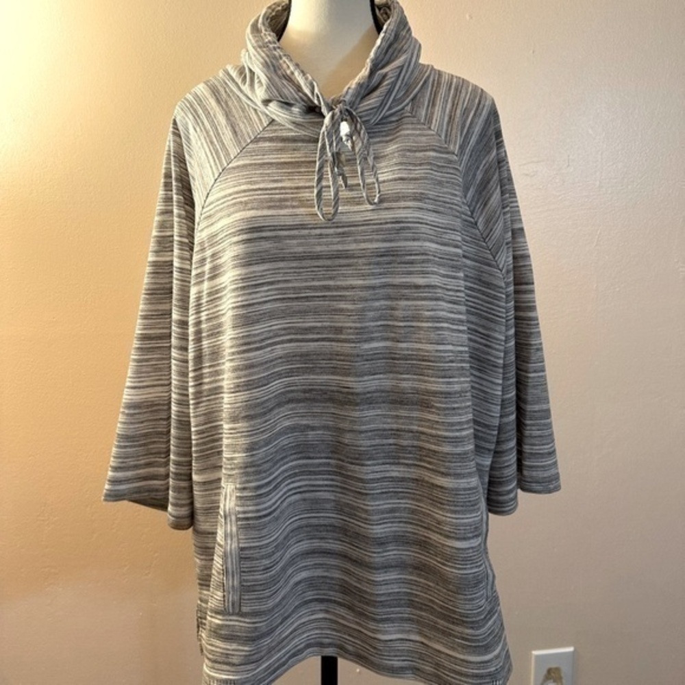 Women’s Anne Klein - Cowl Neck - 3/4 Sleeve Pullover Sweater - Size Medium